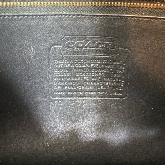 *Vintage* Coach City Crossbody Purse Made In New York Black Creed 372-3725 - Picture 8 of 16